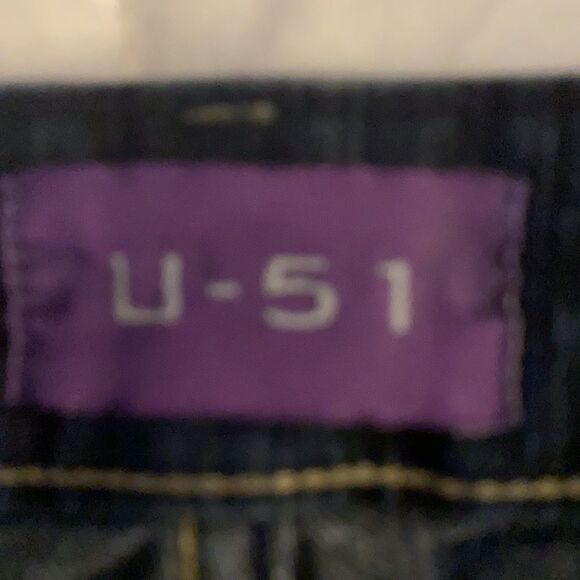 U-51 Jean Shorts Dark Wash size 5/6 - Picture 7 of 9